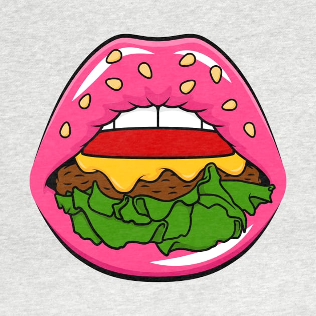 Burger Lips by Woah_Jonny